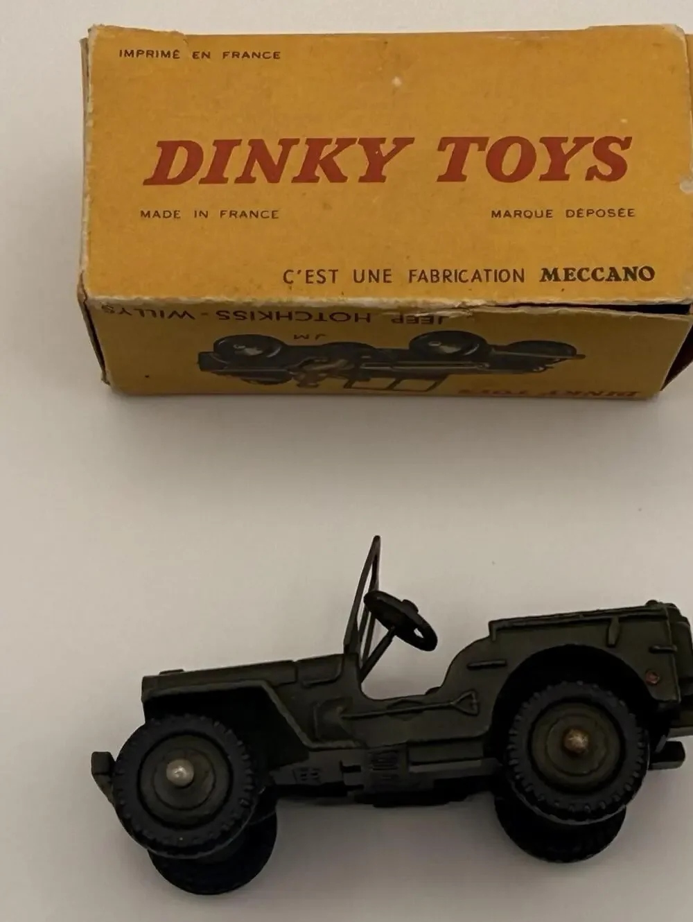 Dinky Toys 816 -‎ 80 BP Jeep Hotchkiss-Willys Military Diecast - Original Box